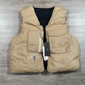 AlphaStyle‎ Meredosia Puffer Vest Reversible Large